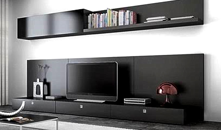 Muebles de dormitorio para niños en melamina: dormitorios de ... Muebles para tv en melamina modernos